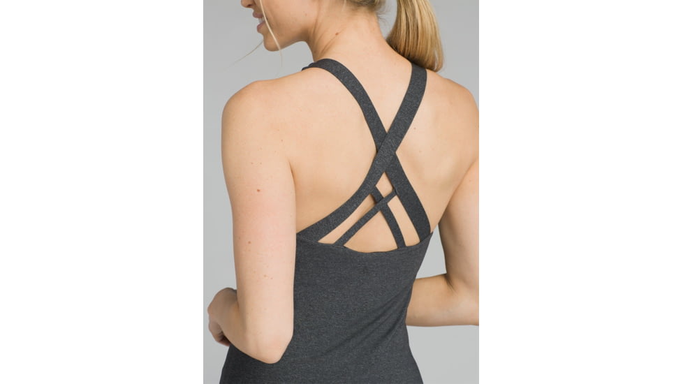 prAna Verana Top - Womens, Charcoal Heather, Medium, W11180467-CCHT-M