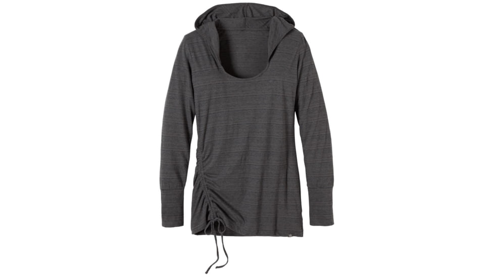 prAna Vinyasa Hoodie - Women's-Gravel Stripe-X-Small