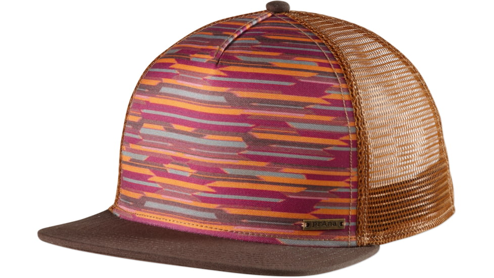 prAna Vista Trucker Hat - Men's-Orange Crush Playa