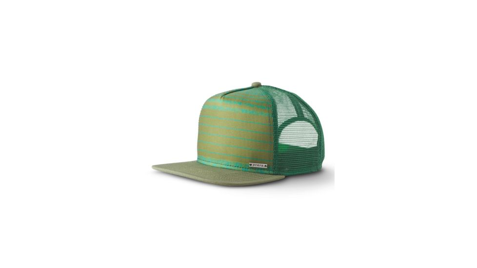 prAna Vista Trucker Hat, One Size, Green Field Stripe, U5VIST315-GRFX-O/S