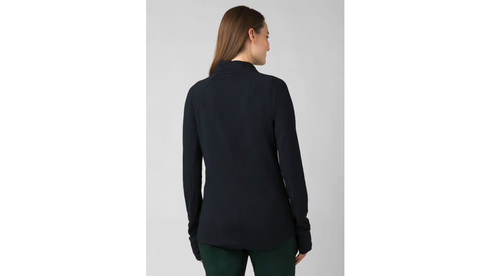 prAna Wensley 1/2 Zip Top - Women's, Extra Small, Black, 1966721-001-XS