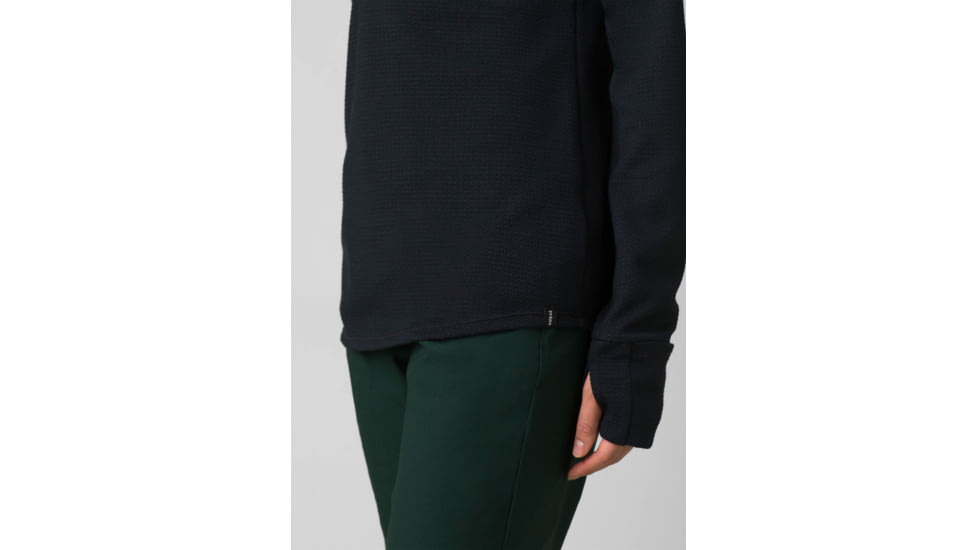 prAna Wensley 1/2 Zip Top - Women's, Extra Small, Black, 1966721-001-XS