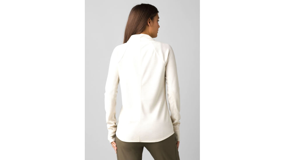 prAna Wensley 1/2 Zip Top - Women's, Extra Small, Snowflake, 1966721-101-XS