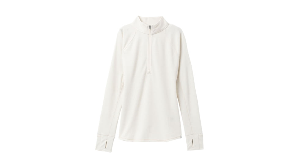 prAna Wensley 1/2 Zip Top - Women's, Extra Small, Snowflake, 1966721-101-XS