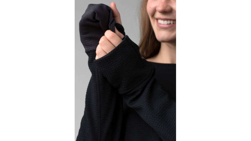 prAna Wensley Crew Top - Women's, Extra Small, Black, 1966711-001-XS