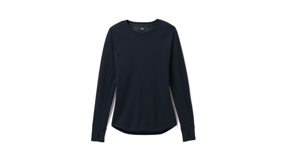 prAna Wensley Crew Top - Women's, Extra Small, Black, 1966711-001-XS