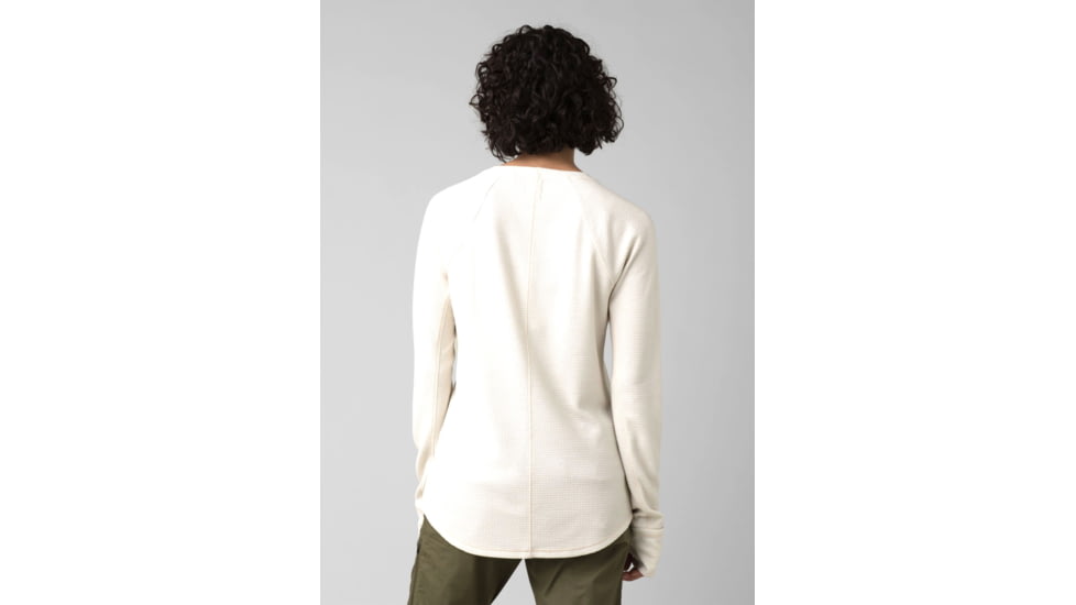 prAna Wensley Crew Top - Women's, Large, Snowflake, 1966711-101-L