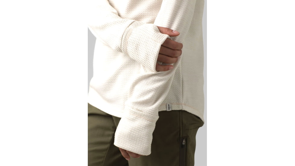 prAna Wensley Crew Top - Women's, Large, Snowflake, 1966711-101-L