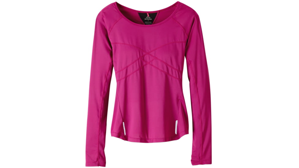 Whitney Long Sleeve Top - Womens-Vivid Viola-X-Small