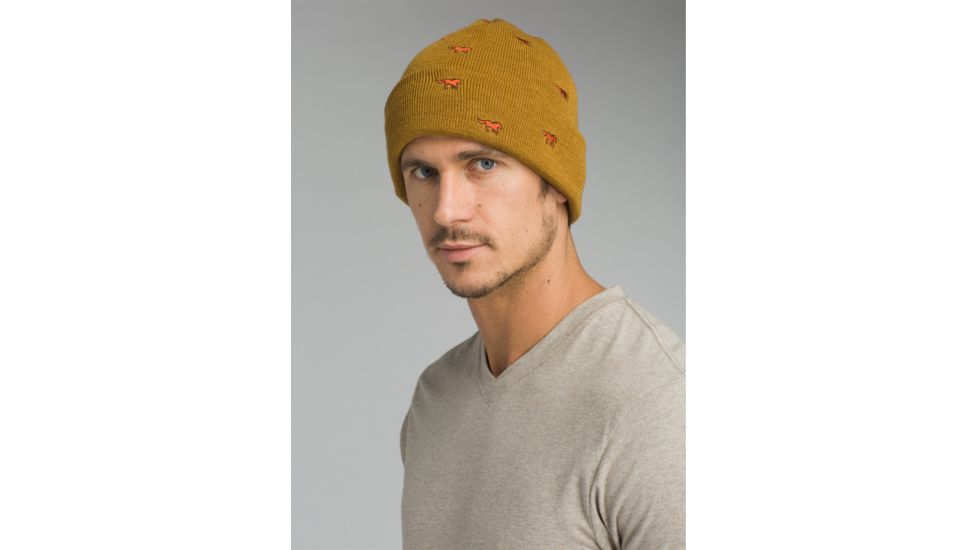 prAna Wild Now Beanie, Bronzed Horses, One Size, U53180671-BZHO-O/S