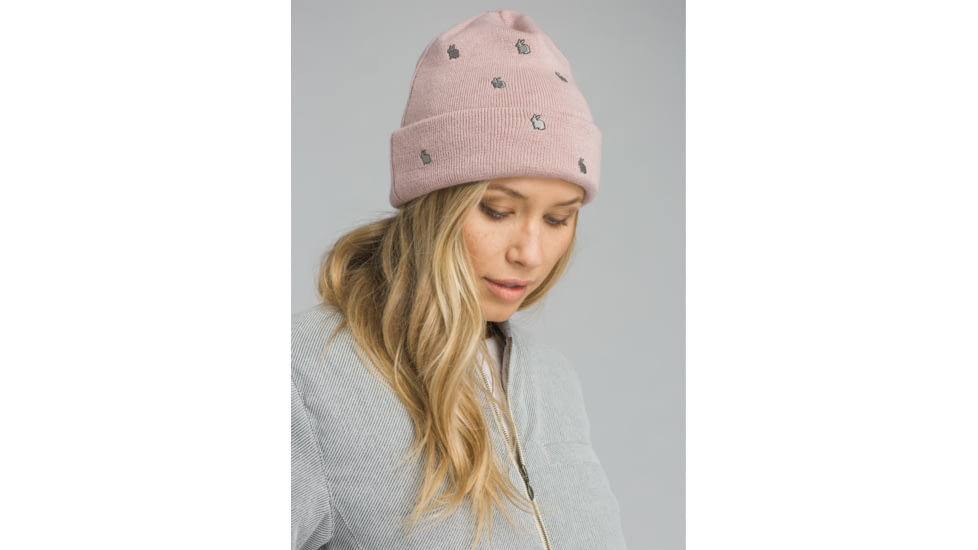 prAna Wild Now Beanie, Khaki Rose Bunny, One Size, U53180671-KRBU-O/S