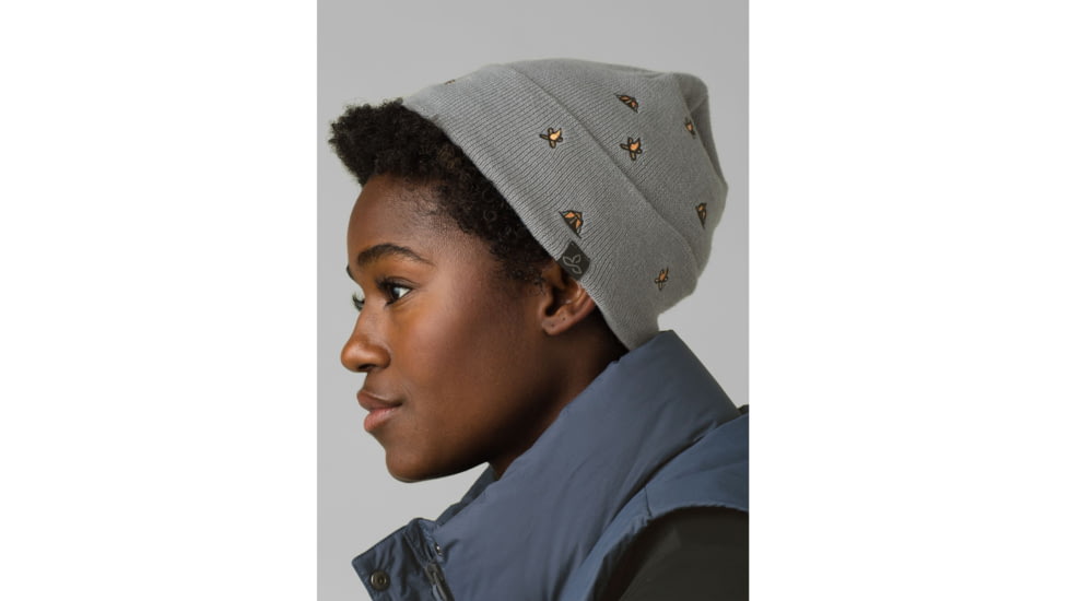 prAna Wild Now Beanie, Magnet Grey Tent, One Size, 1965181-020-O/S