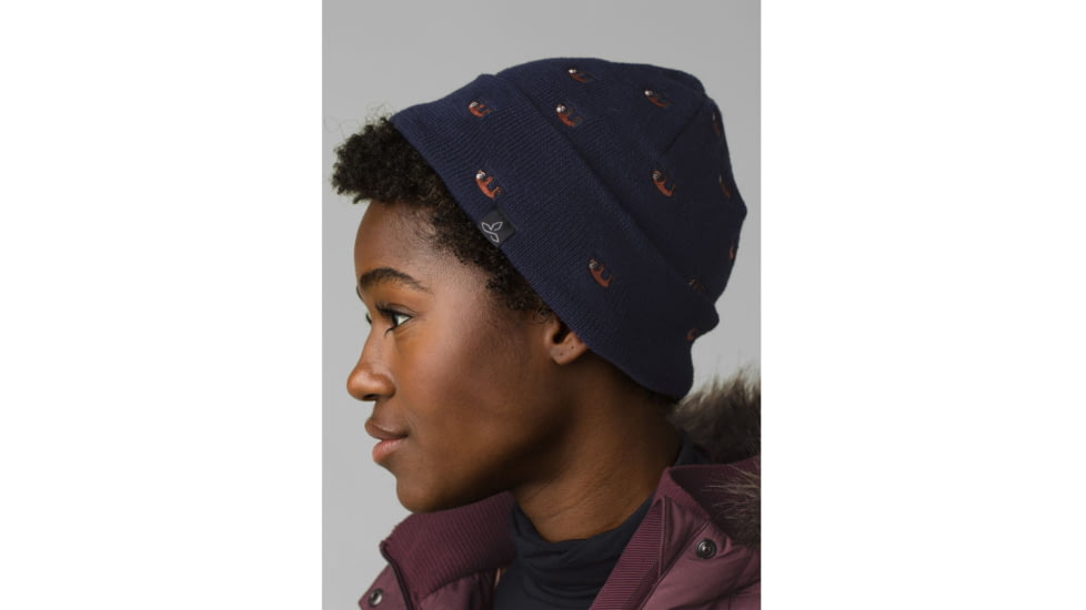 prAna Wild Now Beanie, Nocturnal Sloth, One Size, 1965181-400-O/S
