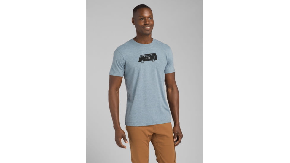 prAna Will Travel Journeyman Top - Mens, Blue Note Heather, Small, M13190641-BNHT-S