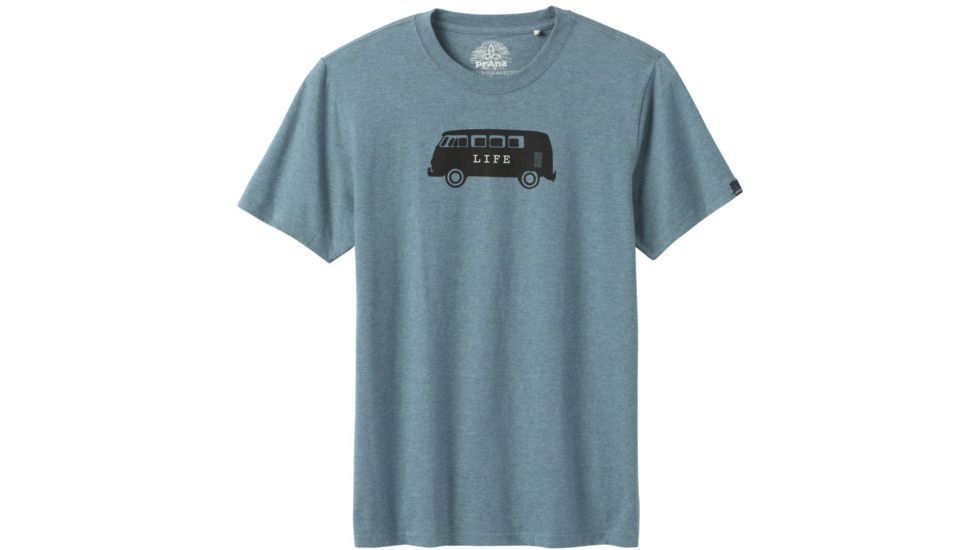 prAna Will Travel Journeyman Top - Mens, Blue Note Heather, Small, M13190641-BNHT-S