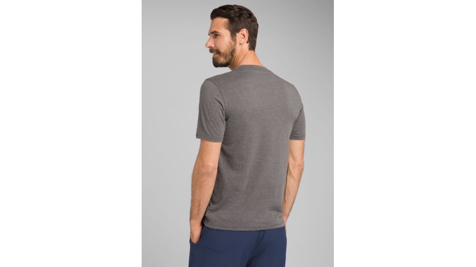 prAna Will Travel Journeyman Top - Mens, Charcoal Heather, Large, M13190641-CCHT-L