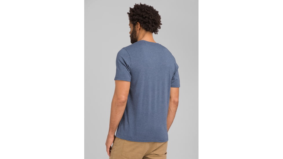 prAna Will Travel Journeyman Top - Mens, Denim Heather, Small, M13190641-DEHT-S