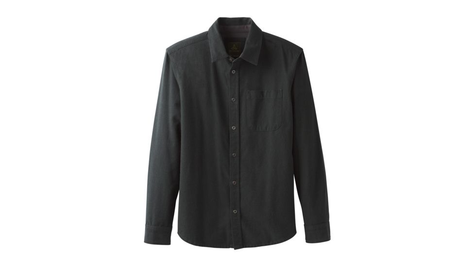 prAna Woodman Lightweight Long Sleeve Flannel Shirt - Mens, Velvet Green, Large, M23170387-VEGR-L