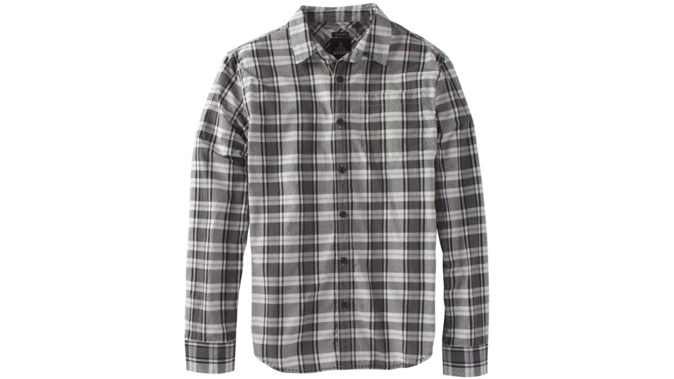 prAna Yearby Slim Shirt - Men's-Charcoal-Medium