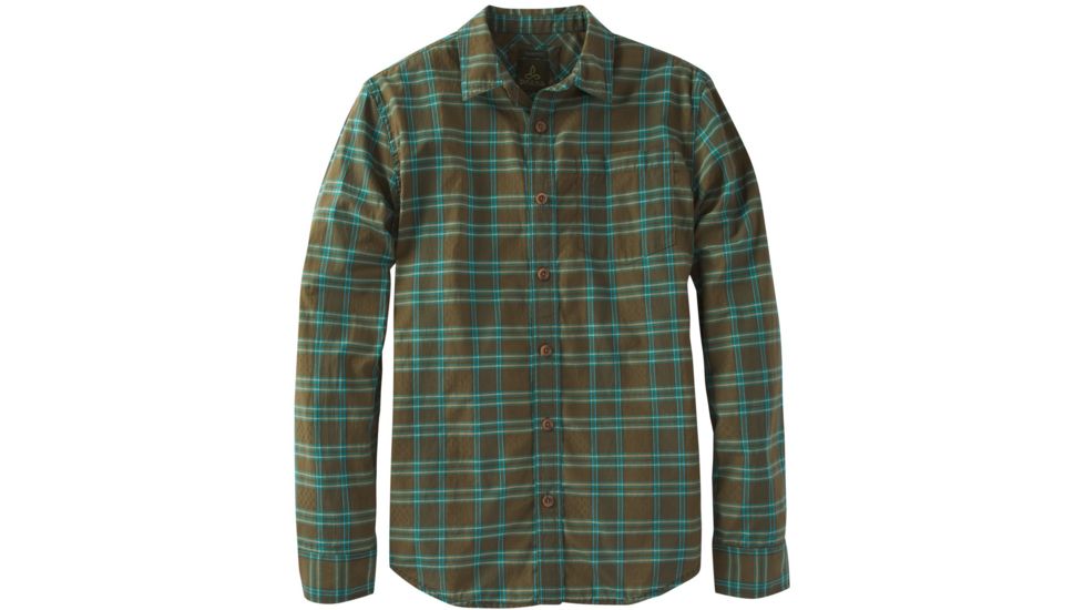 prAna Yearby Slim Shirt - Men's-Deep Teal-X-Large