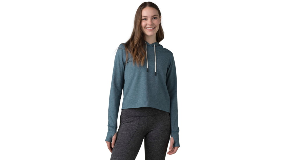 prAna Zawn Hoodie - Womens, Bluefin, L, 1970671-400-L