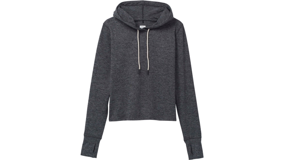 prAna Zawn Hoodie - Womens, Charcoal, S, 1970671-020-S