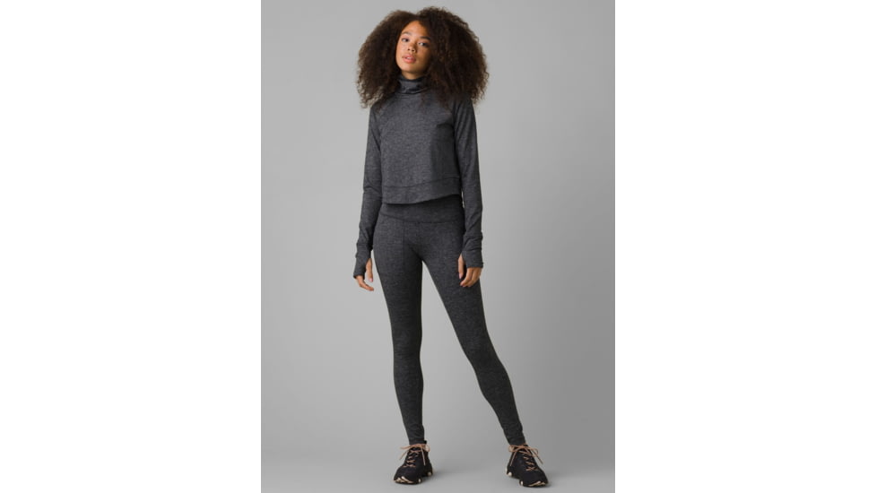 prAna Zawn Legging Pants, Charcoal, Medium, 1964541-020-RG-M