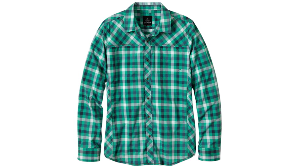 prAna Zeven Slim Shirt - Men's -Cool Green-Large