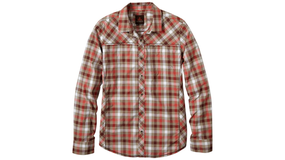 prAna Zeven Slim Shirt - Men's -Raisin-Large