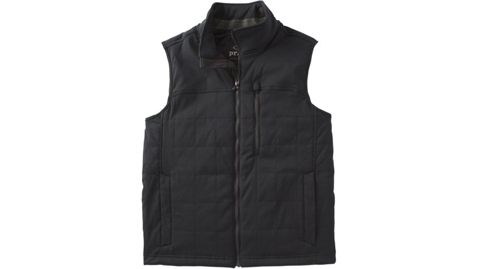 prAna Zion Quilted Vest - Men's, Black, Small, M13170509-BLK-S