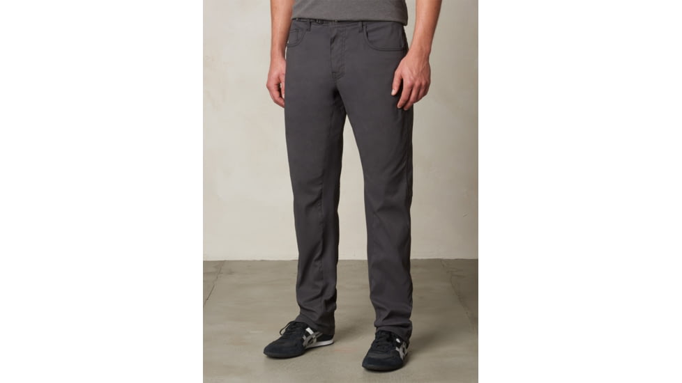 Prana Zioneer Pant Mens, Charcoal, 28 Waist, Short Inseam, M41173009-CHR-28