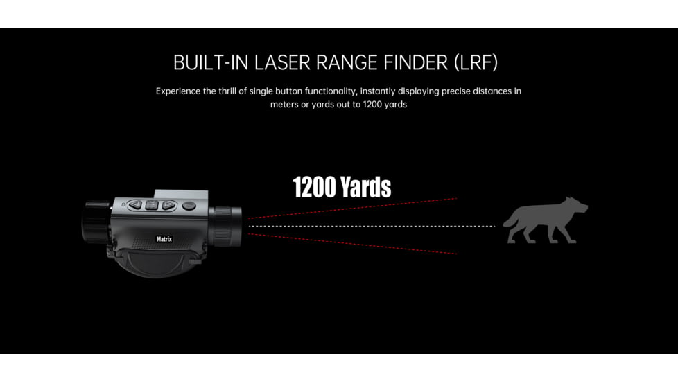 Predator Thermal Optics Matrix LRF 3-24x35mm Thermal Monocular