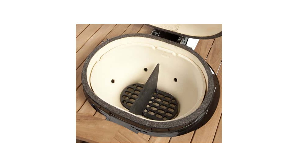 Primo Ceramic Grills Cast Iron Firebox Divider for JR 200, 1 pc, PG00314