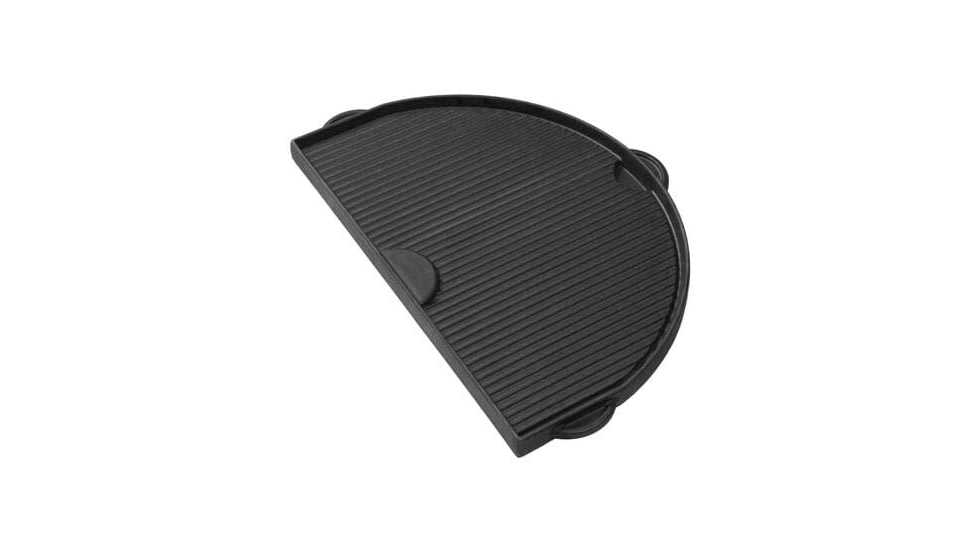 Primo Ceramic Grills Cast Iron Griddle for JR 200, Flat and Grooved Sides, 1 pc, PG00362