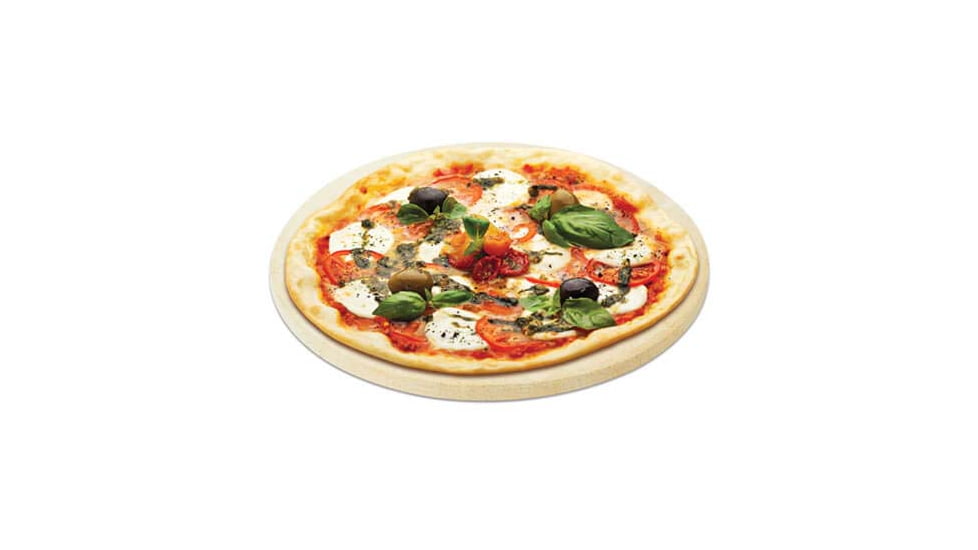 Primo Ceramic Grills Ceramic 12in Pizza &amp; Baking Stone, for XL 400, LG 300, JR 200, Kamado, PG00350