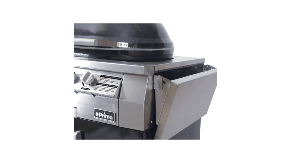 Primo Ceramic Grills Oval X-Large Gas Grill, 21,000 Btu, Cart-Mounted, PGGXLC