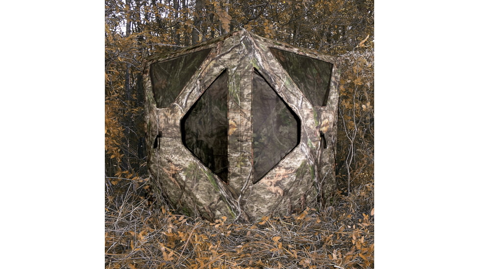 Primos Hunting Double Bull Blind Com Stool, Camo, 65167BF