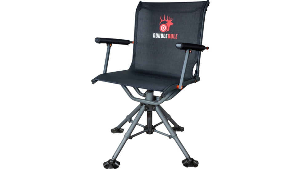 Primos Hunting Double Bull Swivel Hunting Blind Chair, Black, 65166