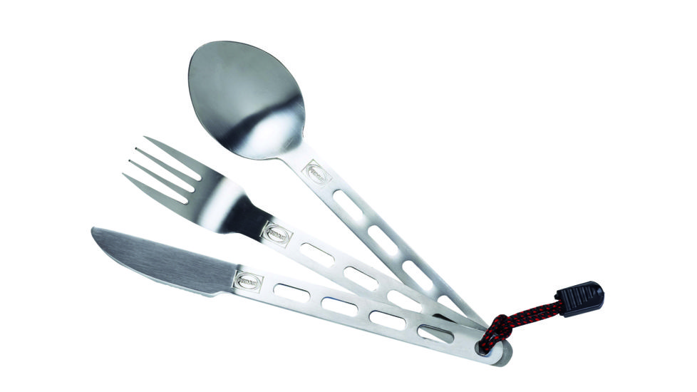 Primus Titanium Fork Spoon &amp; Knife Kit P-730841