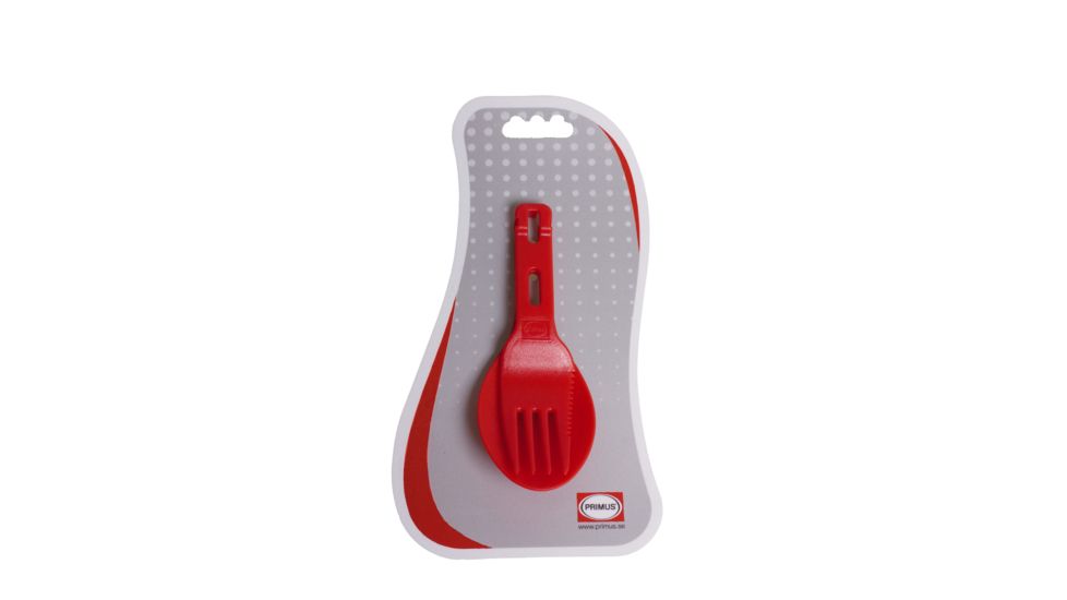 Primus Foldable Spork - Red Packaged and Folded