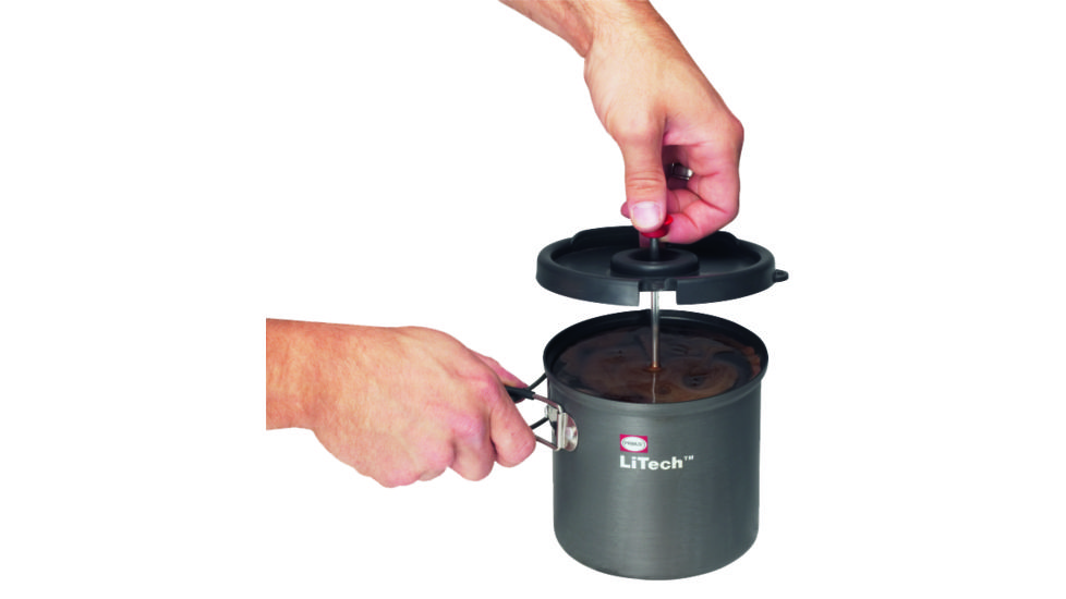 Primus Litech Coffee Press Kit In Use
