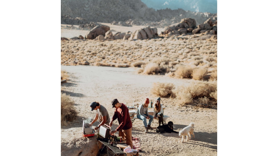 Primus Profile DUO Burner and BBQ Grill Stove, Red/Grey, P-329285