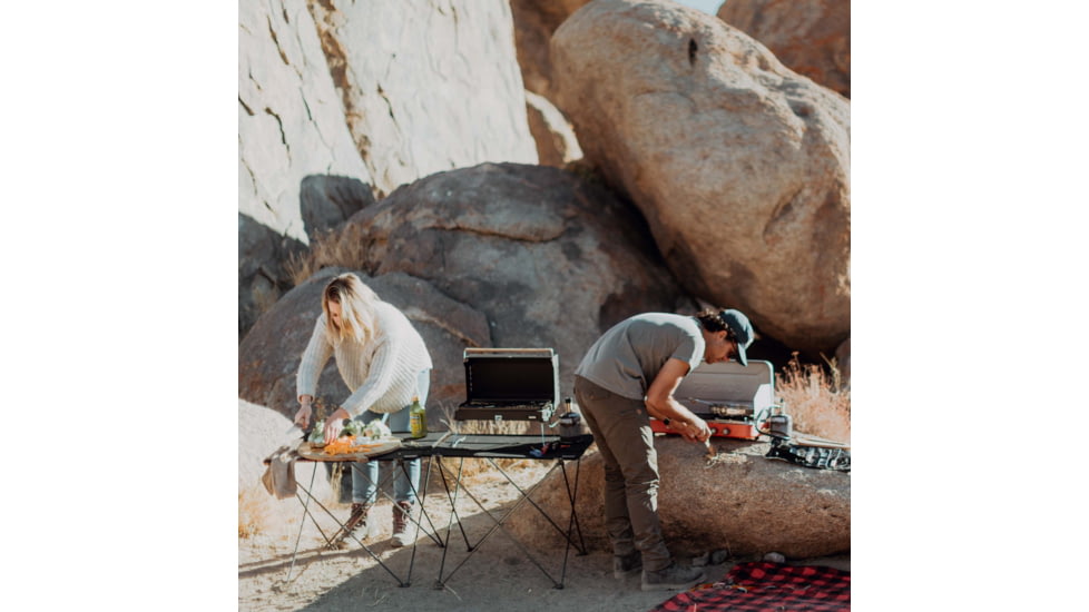 Primus Profile DUO Burner and BBQ Grill Stove, Red/Grey, P-329285