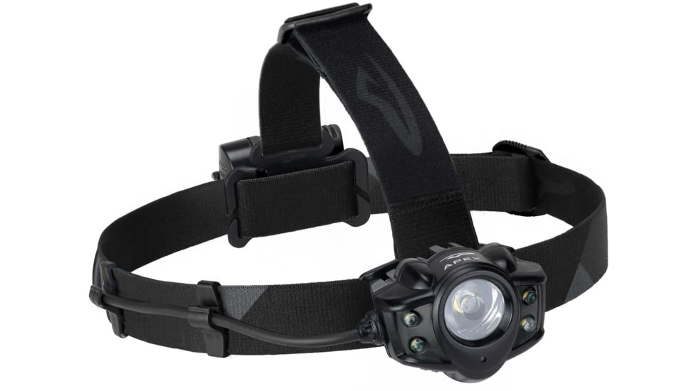 Princeton Tec APEX Pro 650 Lumens Headlamp, Black/Dark Gray, APX21-PRO-BK/DK
