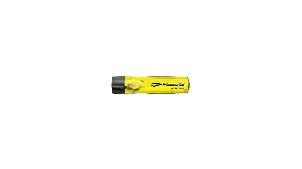 Princeton Tec Attitude LED 30 Lumens Flashlight, Yellow - 4AAA-NY 