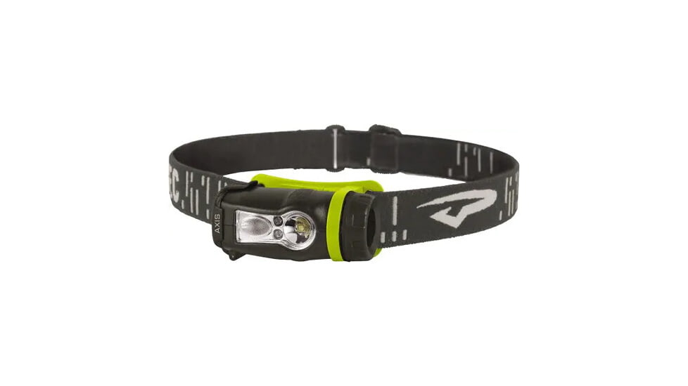 Princeton Tec Axis Industrial Rechargable Headlamp, Black/Dark Gray, AX-RC-IND
