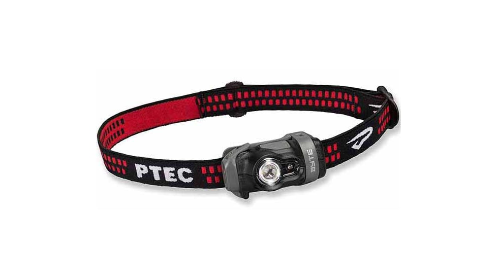 Princeton Tec Byte Headlamp, Black, 70 Lumens, w/White LEDs BYT70-BK