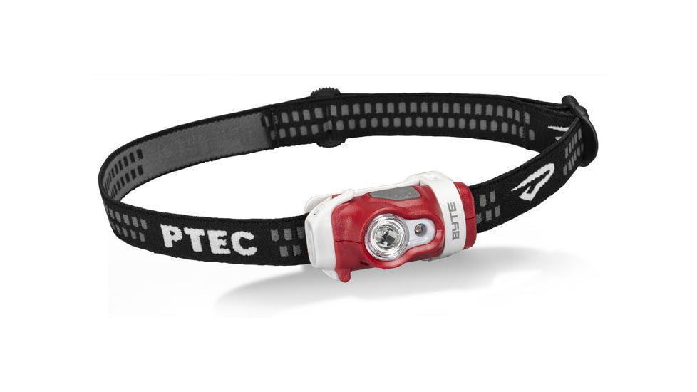 Princeton Tec Byte Headlamp, Red, 70 Lumens, w/White LEDs BYT70-RD