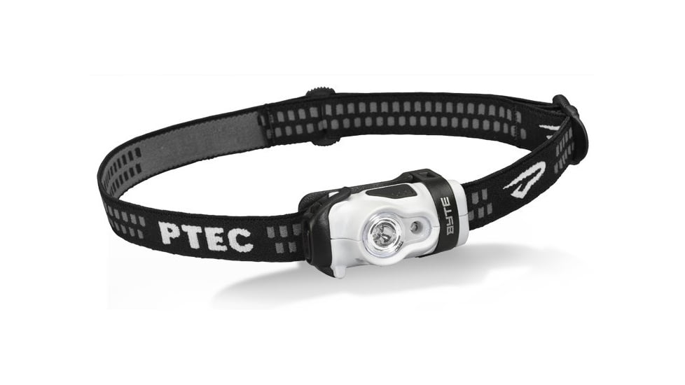 Princeton Tec Byte Headlamp, White, 70 Lumens, w/White LEDs BYT70-WHT