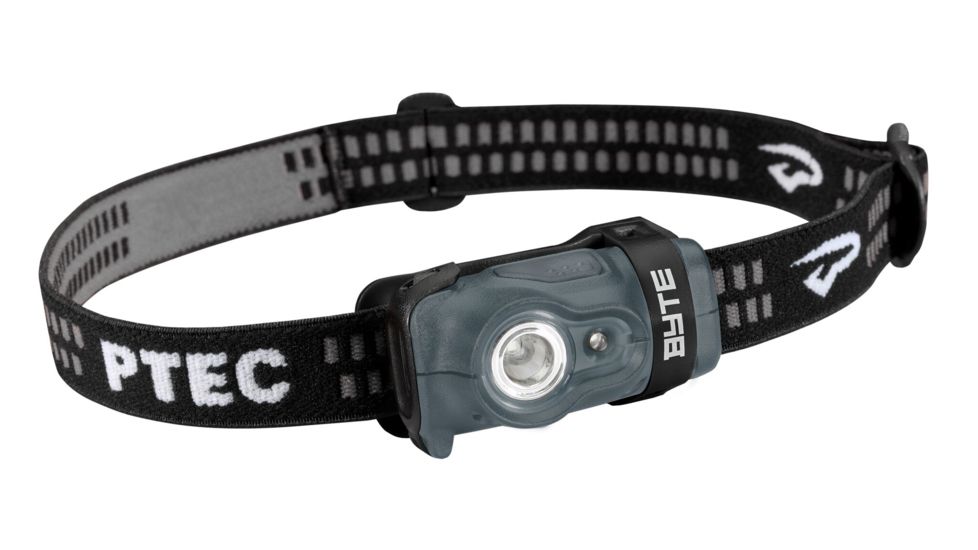 Princeton Tec Byte LED Headlamp, 100 Lumens, Black/Gray, BYT90-BK